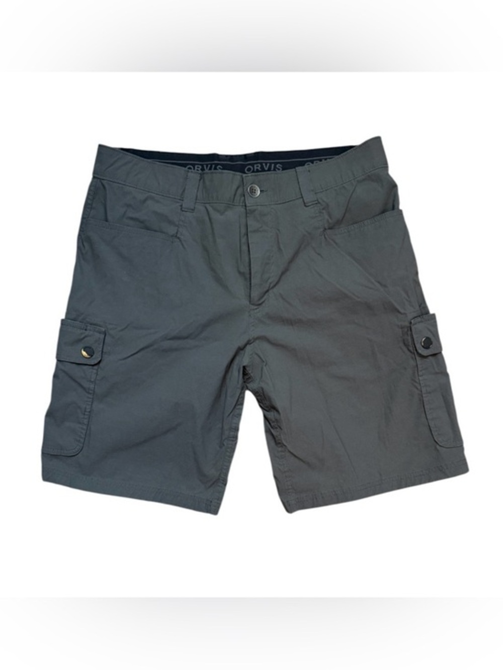 Orvis Men's Jackson Quick-Dry Tech Shorts Charcoal‎ Grey Stretch Cargo Size 34